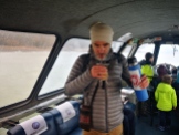 Mate avec l'equipage du catamaran Perito Moreno